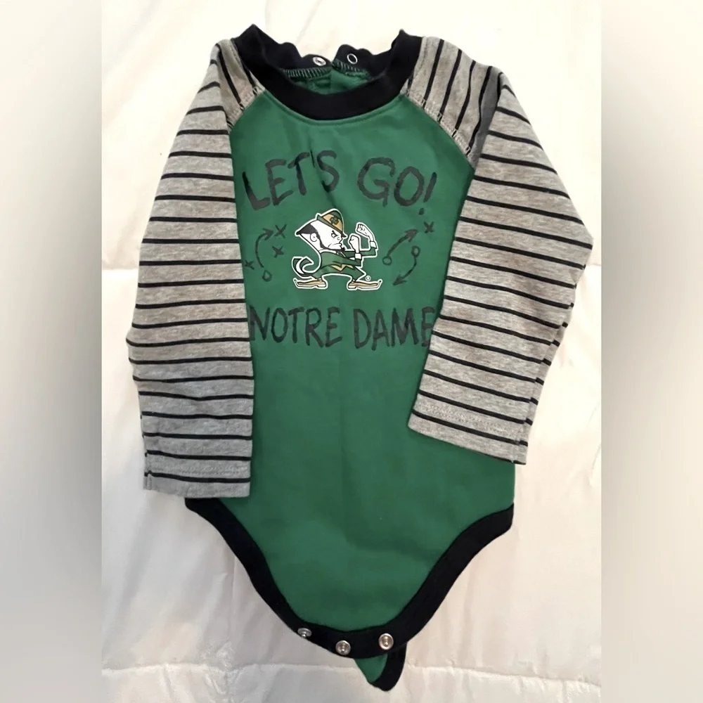 Notre Dame Bodysuit. Size 18mo.